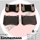 ZIMMERMANN ZAPATAS DE FRENADO PARTE DELANTERA 25179.180.1 