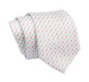 Серо-розовый галстук Angelo di Monti (7 см)