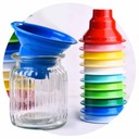 МАЛЕНЬКАЯ ПЛАСТИКОВАЯ ВОРОНКА для банок, бутылок, дно, диаметр 37