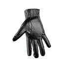 Pánske kožené hmatové rukavice čierne Druh prstové