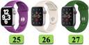 РЕМЕНЬ ДЛЯ Apple WATCH 1 2 3 4 5 6 7 8 9 SE 38MM 40MM 41MM НА ВЫБОР 30 ЦВЕТОВ |