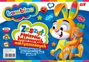КНИГА ЦВЕТНОЙ БУМАГИ А4 BAMBINO ВЫРЕЗ