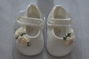 детские тапочки для крещения, размер 17.