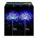 2x СОЛНЕЧНАЯ ЛАМПА ДЛЯ САДОВОГО УКРАШЕНИЯ ОДУВШИНКИ 150 LED