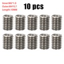 10 шт. адаптер с внутренней наружной резьбой и внутренней резьбой