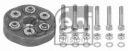 JOINT ÉLASTIQUE ARBRE DB W202- S202- W210 93- 01photo 11