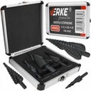 VERKE V05052 НАБОР СТУПЕНЧАТЫХ КОНИЧЕСКИХ СВЕРЛ 3 шт.