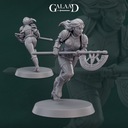 Female fighter charge axe - 3dmonkeypl