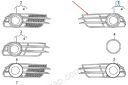 AUDI A6 C7 GAUCHE GRILLE ANTIBROUILLARD 4G0807681BBMT NEUF ORIGINALE 2012photo 9