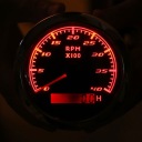 ТАХОМЕТР ZE WSKAZNIKIEM LODZI 85 MM ЧЕРВОНІ ПІДСВІТКА СТАЛЬ Z8  фото 6