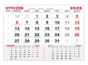 Календари 2025 однопросмотровые календари, 500 комплектов