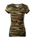 Koszulka damska MORO Camouflage MALFINI brown XL Kolekcja TSHIRT DAMSKI MALFINI