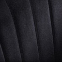 4Rico Barový hoker QS-B16g zamat čierny Šírka nábytku 40 cm