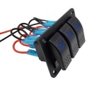 ПЕРЕМИКАЧ ПАНЕЛЬ УПРАВЛІННЯ DO LODZI 3X BLUE LED (СВІТЛОДІОД) 12-24V JACHT ВОДОНЕПРОНИКНИЙ  (18757294634) фото min 8