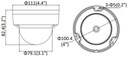 IP kamera DS-2CD2143G2-IS(2,8mm)(ČIERNA) Hikvision Ďalšie vlastnosti Przewodowa