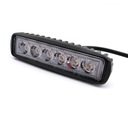 PANEL 6 DIODO LUMINOSO LED X3W 18W FARO EN FUNCIONAMIENTO 12V 24V IP67 E9 16CM NEOMAX 