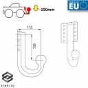 OBNIZANA КУЛЬКА ФАРКОПУ БУКСИРУВАЛЬНОГО 90MM DO FIAT FULLBACK 2015-2019  (18285092349) фото min 9