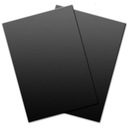 FOLIA MAGNETYCZNA CZARNA, ARKUSZ A4, GRUBOŚĆ 1,5 mm - HUNTER