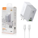 2-портовое USB-зарядное устройство для ноутбука PD QC3.0, 65 Вт