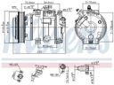 COMPRESOR DE ACONDICIONADOR HONDA CONTROL REMOTO 3.5 08-15 ODYSSEY 3.5 09- 