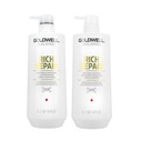 GOLDWELL RICH REPAIR SZAMPON 1000 + ODŻYWKA 1000