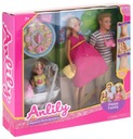 Кукла для беременных Anlily с семейным набором из 3 кукол, аксессуары для колясок
