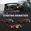 ФАРИ ЗАДНІ АВТОМОБІЛЬНИЙ ПОВНИЙ LED (СВІТЛОДІОД) DO ЗАДНІХ СВІТЛА MITSUBISHI LANCER EVO X 2008-2020  (17515852683) фото min 7