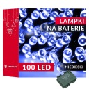 100LED НАРУЖНЫЕ РОЖДЕСТВЕНСКИЕ ЕЛОЧНЫЕ ОГНИ, СИНИЙ ТАЙМЕР