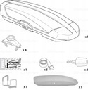 Box Bagażnik Dachowy Thule Motion XT M Czarny Komplety narciarskie 7