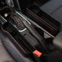 2PCS DURABLE CAR SEAT GAP STORAGE БАГАЖНИК WITH LEATHER DESIGN ЧОРНИЙ  (18567293293) фото min 5