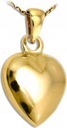 Комплект украшений из золота 333 пробы, сердце с анкером, комплект подвесок-цепочек, 8 карат