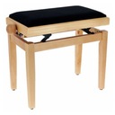 Nastaviteľná lavica stolička na klavír drevo Thomann KB-15NM matná Aktuálne