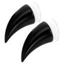 1 PAIRING EFEKTOWNYCH, BLACK ROGOW MOTORCYCLE NA HELMET Z SUCTION CUP  photo 7