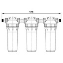 4 filtre 2x polypropylénový iónomeničový uhlíkový Hmotnosť (s balením) 5.72 kg