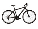 Велосипед Kross Evado 1.0, рама 19 дюймів, 28 см, чорний/сірий.