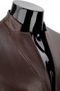 Elegantná Pánska kožená bunda DORJAN JSZ122 S Odtieň čokoládový