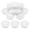 24SZT UNIVERSEL BLANC BOUCHONS VERS OUVERTURES RADAROWYCH SUR AVANT I ARRIÈRE PARE-CHOCSphoto 5