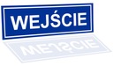 TABLICA TABLICZKA INFORMACJA WEJŚCIE PCV 32x10,5