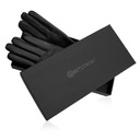 Betlewski Zimné kožené dámske hmatové rukavice pre smartphone teplé S EAN (GTIN) 5907538241460