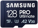 Samsung Ultimate microSDXC 128 ГБ UHS-I U3 [запись 130 МБ/с, чтение 200 МБ/с]