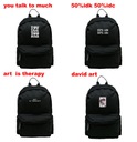 Školský batoh pre mládež čierny s vreckom Vzor Poľský Výrobca Grafika EAN (GTIN) 5904806007629