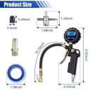 КОМПЛЕКТ PISTOLET DO ДЛЯ КАЧАННЯ КОЛІС Z LCD ЦИФРОВИЙ MANOMETR, МІРНИК ТИСКУ  (18646044656) фото min 8