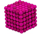 Магнитные блоки Neocube, шарики 216, 5 мм, розовая магнитная игрушка