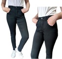 DÁMSKE NOHAVICE JEANS BLACK KLASICKÉ M Veľkosť M