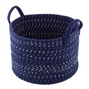 КРЫШКА НА ЦВЕТОЧНЫЙ ГОРШОК КОРЗИНА ИЗ ВЕСА БОХО 32Х22СМ