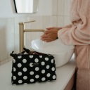 Женская дорожная сумка для косметики Black in Dots Noble Organiser