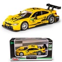МЕТАЛЛ АВТОМОБИЛЬ С BMW M4 DTM DRIVE, ЖЕЛТЫЙ МОДЕЛЬ 1:44 DAFFI 133136