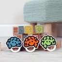 Fat Brain Toys: silikónové hryzátko mozog The Brain T Farba odtiene modrej
