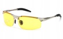 Мужские металлические солнцезащитные очки для вождения в темное время суток, поляризационные, поляризационные.