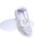 Buty dziewczęce Ażurowe srebrne balerinki baleriny wsuwane 15831 35 Kod producenta 15831 srebrne balerinki